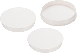 Tool parts 103mm OD Pipe Hole Plugs - 3 Pack PVC Round Tubing for INSErt Pipe End Cover - White