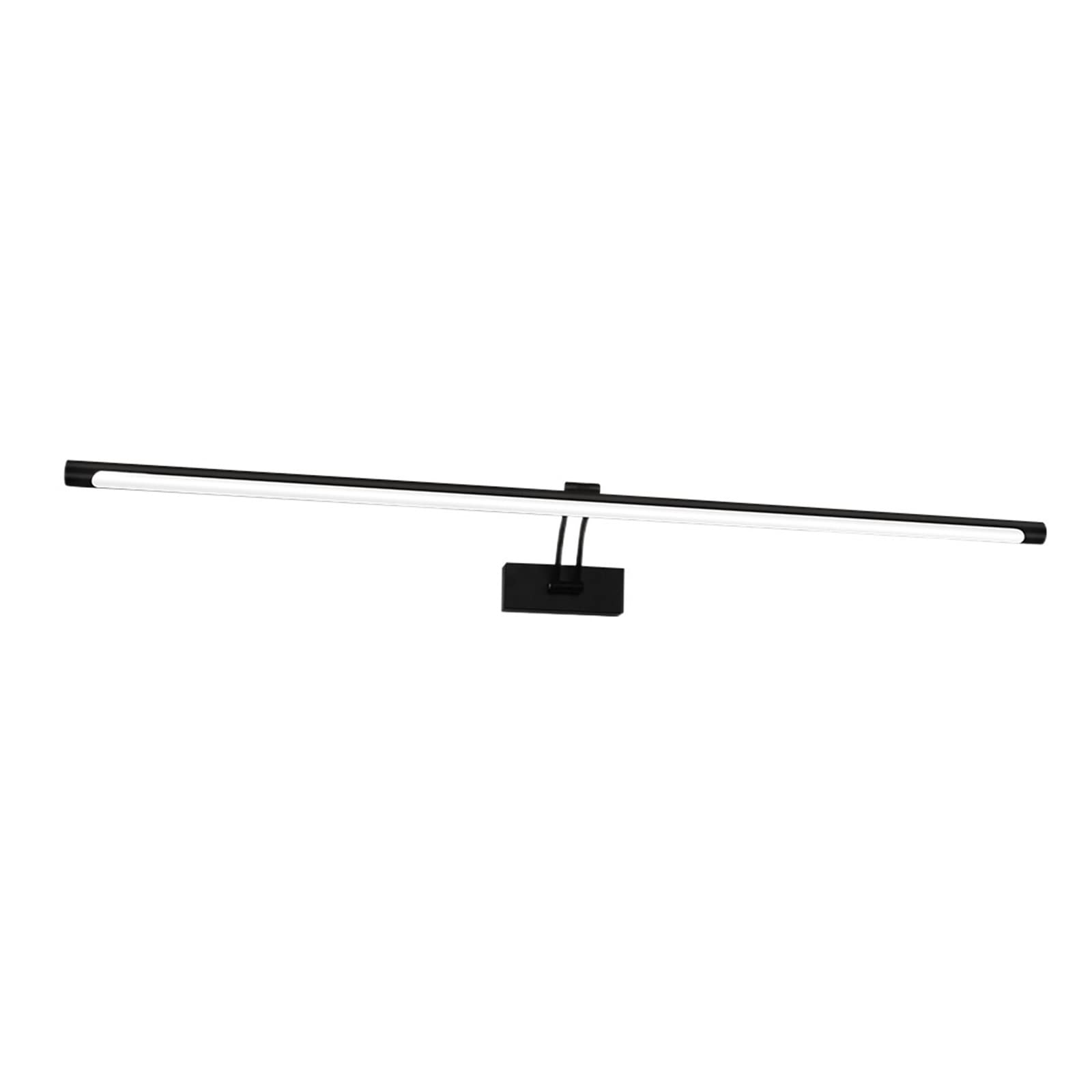 KXEcoLife Picture Lights for Wall, Modern Led Wall Lamp Black Silver Bathroom Light 80 100 cm Interior Mounted Long Home, Hotel(2700-3500K,1000mm)