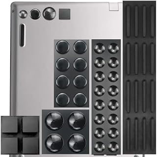 48Pcs Black Rubber Pads Black Adhesive Bumper Pads Combo Self Adhesive Bumper Pads,for Keyboard,Laptops,Cabinet Doors Drawers