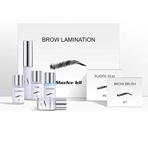 3D Perming Eyebrow Lifting Kit , Perming Brow Set, Eyebrow Lash Extension Kit,Safe Lash Curling,Styling Lamination Eyebrow Extensions Kit for Travel Home Makeup