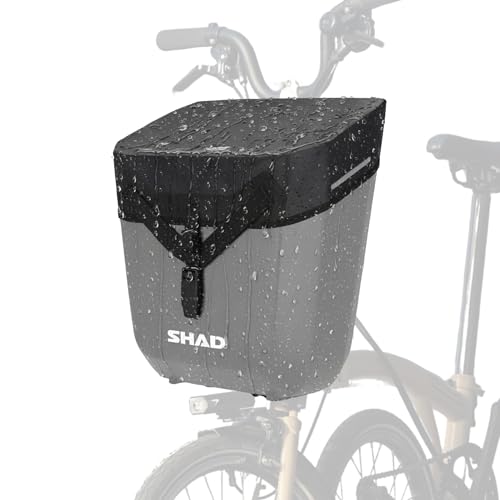 SHAD Bike Box Rain Hood – Funda Impermeable para Bike Box 20L | Cubierta Protectora con Elementos Reflectantes | Accesorio para Bicicleta Urbana | Compatible Bike Box