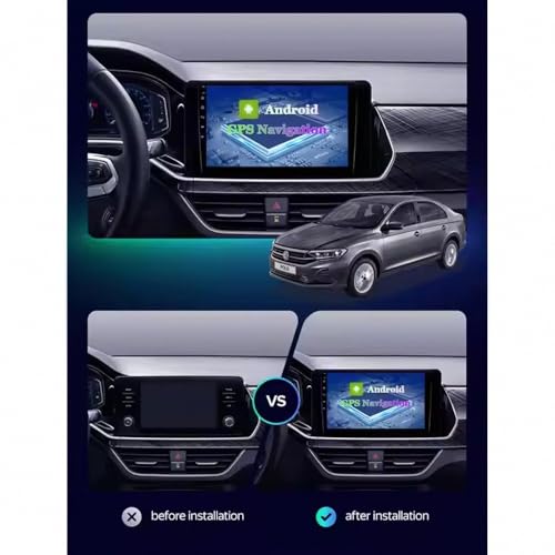 Radio 2 DIN con mandos al volante y Bluetooth para VW Polo 2020 2