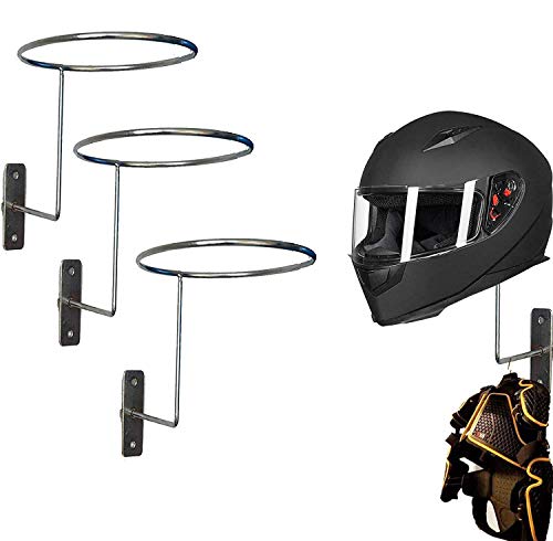 Wall Hooks Coat and Hat Rack – Heavy Duty Wall Mounted Entryway Organizer Hanger for Coats, Hats, Caps & Helmet Mount - Sturdy & Decorative Solution to Organize, Storage Or Display - 3 Pack