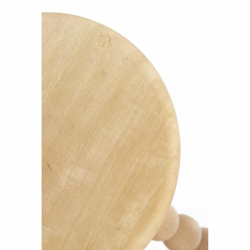 Petite table d'appoint ronde en bois pour optimiser un petit salon - 5