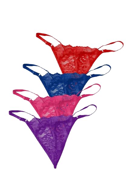 jamon Women's Comfortable Brief Net Panty - Multicolor | Free-Size Pull On Ladies Underwear for Regular Wear | Delicate with Soft Lace Fabric - Pack of 1-picture-10
