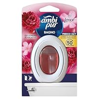Ambi Pur Bagno Profumatore per Ambienti ad Azione Continua, 8 pezzi, Fragranza Lenor Gelsomino Scarlatto, Eliminazione e Prevenzione degli Odori, fino a 50 giorni di Profumo