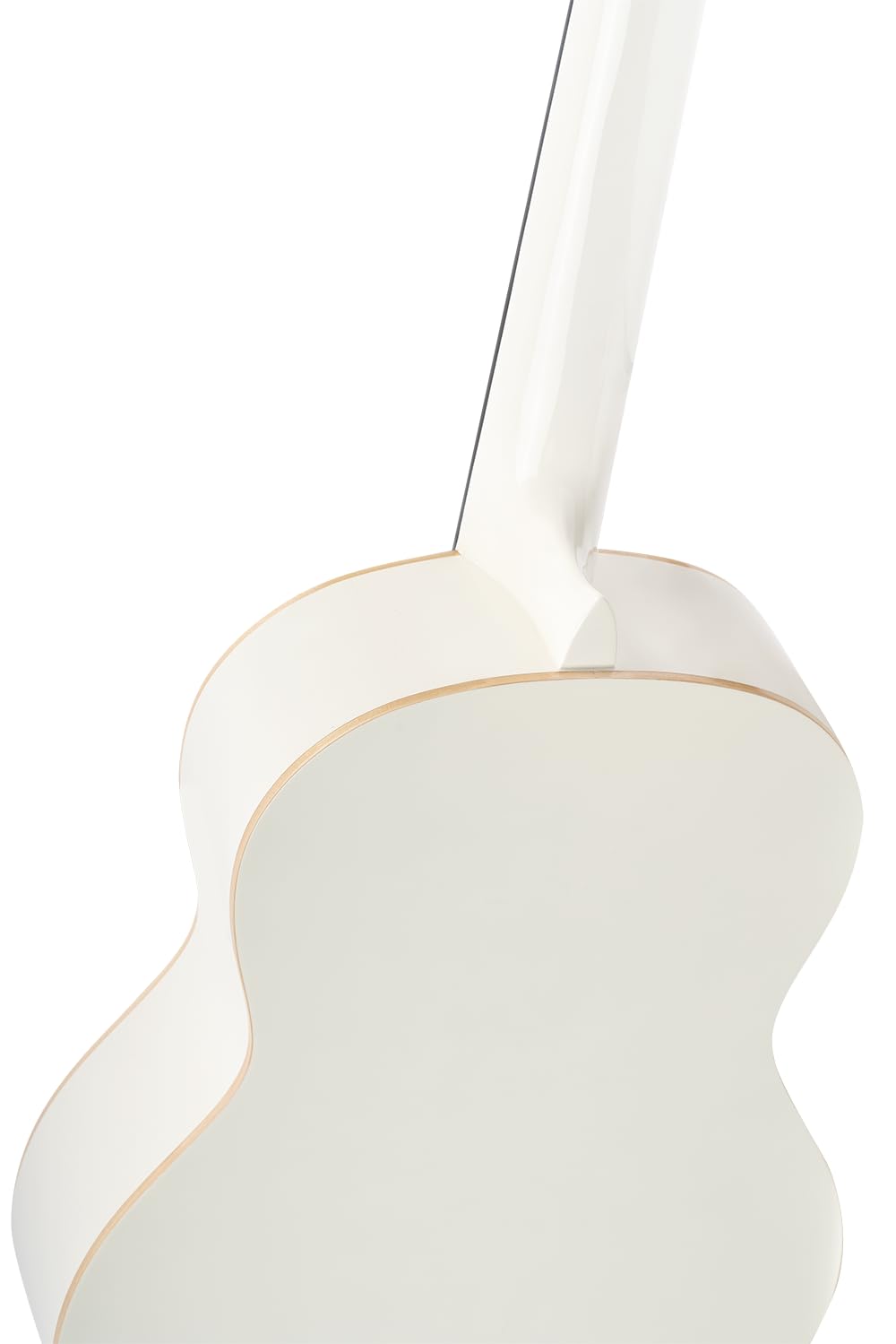 Ortega Guitars Chitarra Concerto Bianca Misura Standard - Serie Family - include Gig Bag - mogano/top in abete (R121WH)