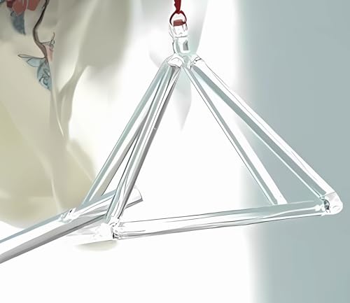 Kristallquarz-Pyramide, 15,2–30,5 cm, Mokaba Merkaba, für Klangtherapie, Meditation, Yoga, Chakra, Meditation, Heilung, Gebet und Stressabbau (15,2 cm)