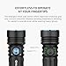 OLIGHT Seeker 4 Pro Rechargeable Flashlights, 4600 Lumens High Powerful Bright Light with USB C Holster, Waterproof IPX8 for Emergencies, Camping, Searching (Matte Black Cool White)