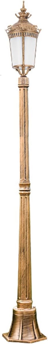 ZCCZJS High Pole landschap Pad Street Lights Pillar Lantern Outdoor Garden Patio Post Bollard Super Bright Kolom Lichten Tafellamp Gestal aluminium Dek Park Garage Street Lighting, 23 * 35 * 145cm