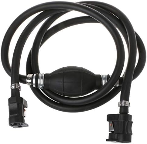 Roundsky 205841 Fuel Line Hose Outdoor Boats Engine Petrol Connector Kit for Engine,Black