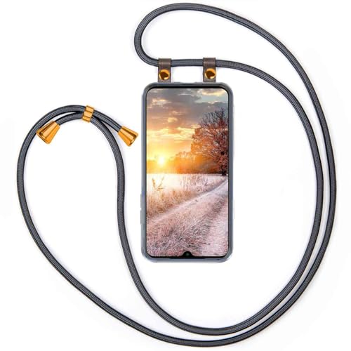 Chaîne de téléphone Xiaomi Mi Note 10 Pro coque cordon anthracite