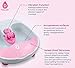 Pursonic Foot Spa Massager with Vibrating Bubbles & Tea Tree Oil Foot Salt Scrub with Epsom Salt 10oz Gift Set, Melts Away Stress and Revitalizes Tired Feet,Pink