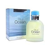 A CENTER Blue Ocean Men Cologne Fresh Scent Eau De Toilette Spray, Fragrance For Men Long-Lasting Cologne Choice For Daily Wear Elegant 100ml Bottle