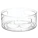 mDesign Deep Plastic Lazy Susan Turntable Food Storage Bin with Handles- Rotating Organizer for Kitchen Pantry, Cabinet, Cupboard, Refrigerator or Freezer - 9