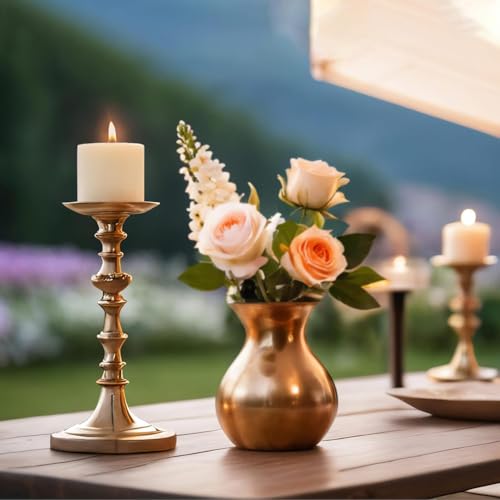 Image of Pure Source India Vanilla Scented Pillar Candle 3x3 inch Smokeless & Dripless Wax Candles for Home Decor and Light Festivals (Set of 1)