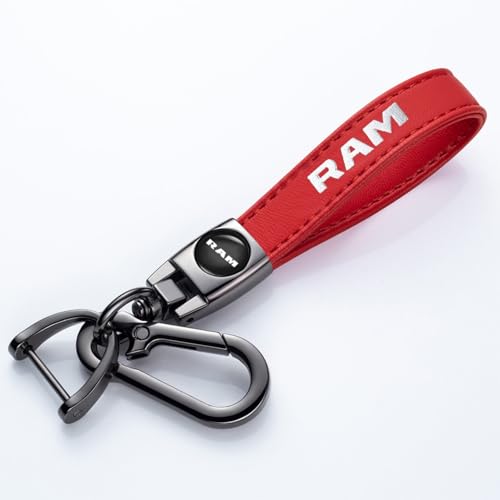 Car Keychain Compatible for RAM Series Key Chain Ring Accessories for Man and Woman Car Interior Accessories Black