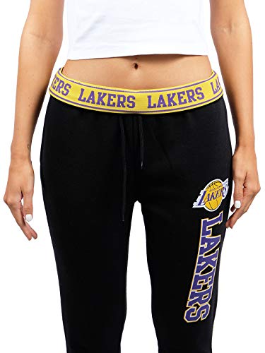 Image of Ultra Game NBA Womens Women Jogger Pants Active Basic Fleece Sweatpants