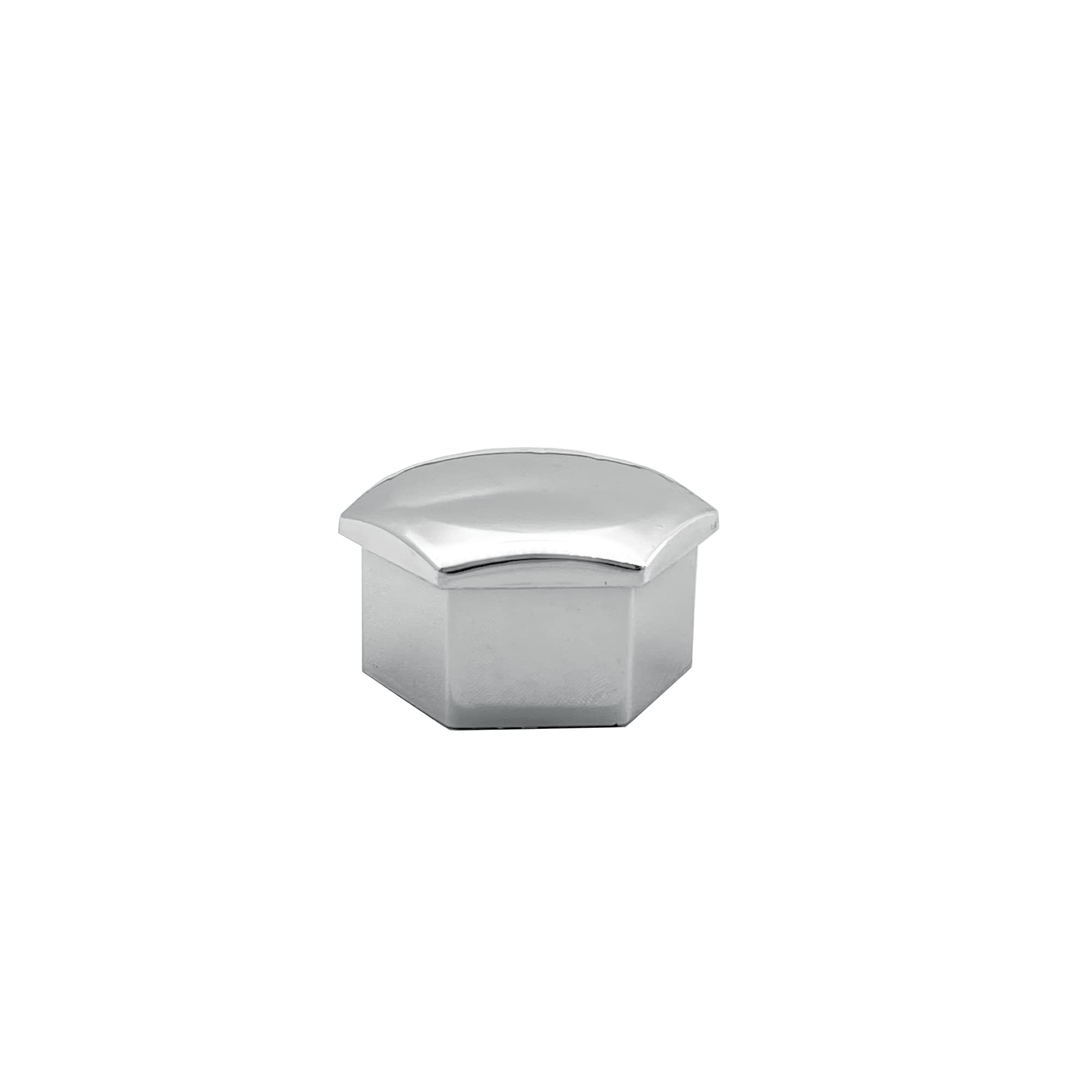 Simoni Racing CBC/17 Copribulloni Universali, Set Tappi Copribulloni Ruote Auto,Copridadi Ruota per Auto,Tappi Dadi Ruota Cerchione, Chiave 17 in ABS Cromo