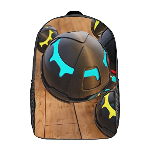 Sac à dos imprimé en 3D style abstrait pour collège et loisirs