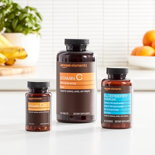 Amazon Elements Vitamin C 1000Mg, Supports Healthy Immune System, Vegan thumb #5