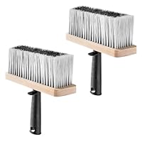 YOYEAH 2 Stück Universal-Deckenbürste & Kleisterbürste 150x70mm, Holzkörper & Kunststoffgriff - Tapezierbürste - Quaste - Malerbürste für vielseitige Malerprojekte & Reinigungsarbeiten