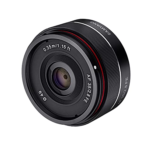 Samyang 8022 AF 35 mm f2.8 Camera Lens for Sony FE - Black