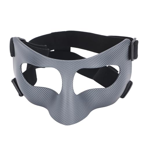 Visiera Protettiva per Il Naso, Protezione per Il Naso Regolabile per Naso, Maschera per Medicina Sportiva per Sport di Calcio e Basket per Adulti e Adolescenti