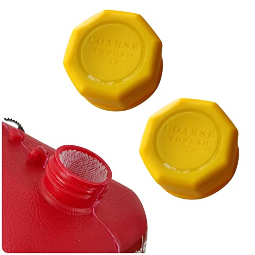 Gas Can Cap Gas Can Cap Replacement (2 kits-Yellow) for popular brands such as Blitz Briggs Stratton Eagle Essence Gott Igloo Midwest Rubbermaid Scepter and GARAGE BOSS