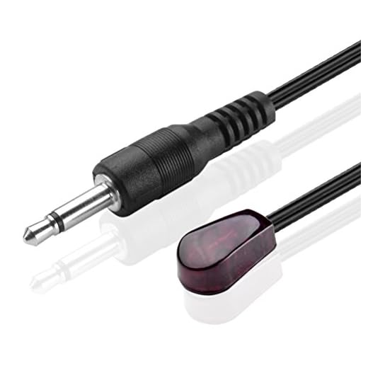 TNP IR Emitter Extender Extension Cable (10 Feet) - 3.5mm Jack Infrared Red Transmitter Blaster Blink Eye Wire Cord Compatible with IR Repeater Extender System Kit, Xbox One (1 IR Eye Emitter)