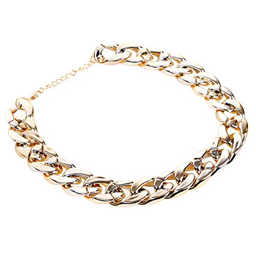 Balacoo, collana alla moda in plastica con catenine dorate per gatti e cani di piccola taglia, affascinante costume per animali domestici, collare, ornamento per foto