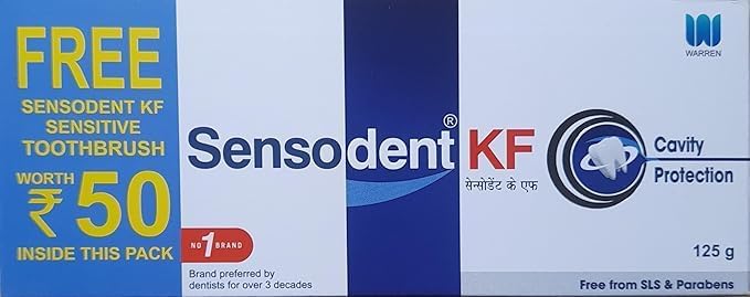Sensodent KF - Tube for Cavity Protection | SLS & Parabens Free | Net Weight - 125g | Pack of 1 (B0DDH8Y535) Amazon Price History, Amazon Price Tracker