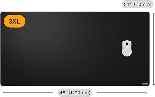 Miniatura 9 de Glorious Alfombrilla de mouse para juegos GMP 2-3XL - Alfombrilla de mouse a prueba de derrames, optimizada para sensores de juegos, superficie