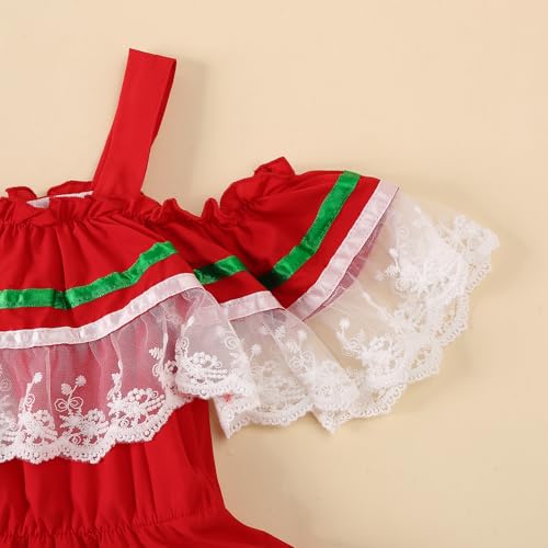 Toddler Girls Mexican Dress Ethnic Fiesta Dress4