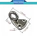YWZHENYU Boat Fender Hooks 316 Stainless Steel Snap Hooks Coat Towel Hanger Hooks of 5 Pcs
