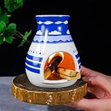 MOUGIGI Handcrafted Palo Santo Burner β Hopi-Inspired Ceramic Incense Dish for Aromatherapy β Suitable for Sage, and Cone Incense β Ideal for Energy Cleansing, Yoga, Meditation, Zen, Altar DΓ©cor