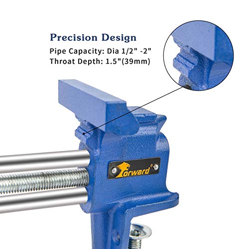 Forward Z30G 3-Inch Clamp-On Vise - Thumbnail 4