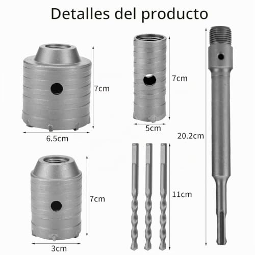 Sacabocados para concreto Truper 9 Imagen adicional