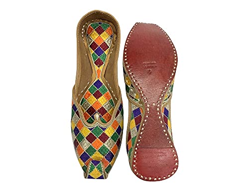 Image of Dress Shoes for Women Ethnic Designer Shoes Wide Shoes Punjabi Jutties
