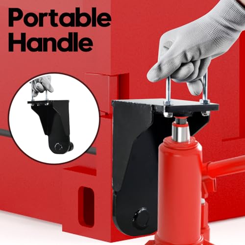 AvmrLc 3rd Generation Shipping Container Jack Lug, Heavy Duty Container Jack Lug Leveler with U-Shaped Handle and Limiter, Shipping Container Jack Lifter for Shipping Industry, Warehouse Management
