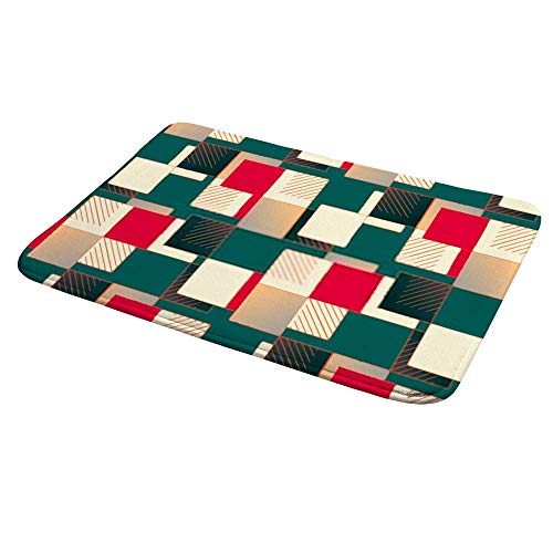 Tapis de bain antidérapant en microfibre absorbant et lavable en machine