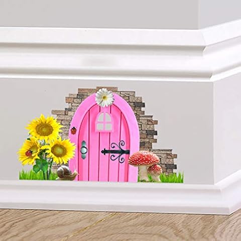 60 Second Makeover Fairy Pixie Door Sticker Cover