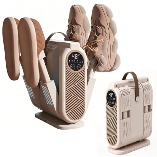Secador de zapatos eléctrico 2 pares temporizador antibacteriano secado 360