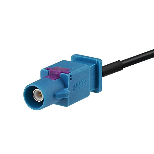 image for Bingfu Fakra Z Female to Male Vehicle Antenna Extension Cable 2m 6.5 f