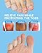 Qvlaitoe Silicone Toe Sleeves, 24 Count Pinky Toe Protector for Pain Relief, Gel Toe Covers for Blisters, Corn, Bunion, Hammer Toes, Overlapping Toes, Toenails Loss (Clear)