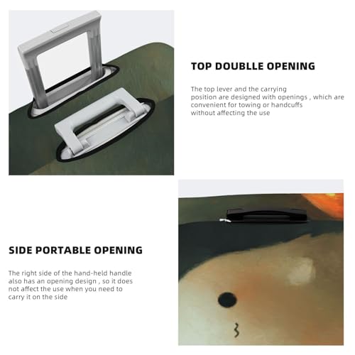 White Ghost Glowing Halloween Pumpkin Elastic Travel Luggage Covers Dustproof Scratch-Resistant Suitcase Protector Fit 22-24 Inch3