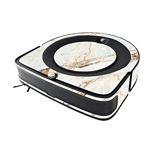 Image of MightySkins Glossy Glitter Skin Compatible with iRobot Roomba s9 Vacuum - Antique Marble | High-Gloss Glitter Finish | Easy to Apply and Change Styles | Made in The USA