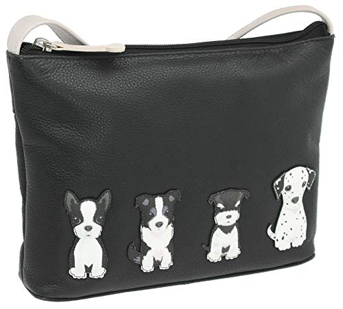 Sac à bandoulière en cuir Mala Leather 7216_65 célébrant l'amitié véritable