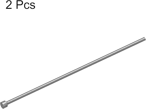 Miniatura 8 de uxcell Broches de expulsión rectos, 0.079in (564 pulgadas) de diámetro. Perforador de punta redonda de acero de 2.559in (6 pulgadas) de largo para