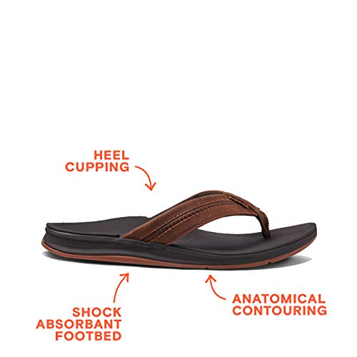 Reef Ortho Bounce Coast Brown Leather Strap3